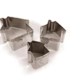 Graine Créative Ustensiles De Cuisine Et De Pâtisserie 3 Mini Emporte-pièces Inox Maisons