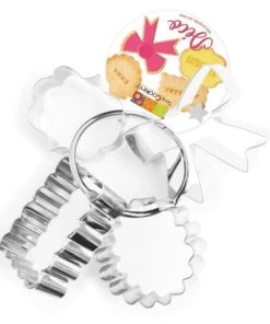 ScrapCooking Plats à Four 4 Découpoirs à Biscuits En Inox