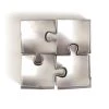 Graine Créative Ustensiles De Cuisine Et De Pâtisserie 4 Mini Emporte-pièces Puzzle En Inox -Poêles et wok Soldes 4 mini emporte pieces puzzle en inox