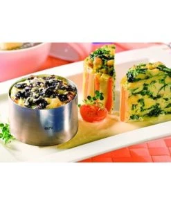 GEFU Plats à Four Anneaux Pour Desserts Et Hors-d'oeuvre En Acier Inoxydable Argent -Poêles et wok Soldes anneaux pour desserts et hors d oeuvre en acier inoxydable argent 2