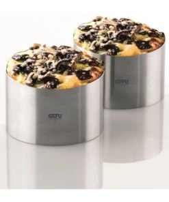 GEFU Plats à Four Anneaux Pour Desserts Et Hors-d'oeuvre En Acier Inoxydable Argent -Poêles et wok Soldes anneaux pour desserts et hors d oeuvre en acier inoxydable argent 3