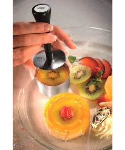 GEFU Plats à Four Anneaux Professionnels à Desserts En Acier Inoxydable Argent -Poêles et wok Soldes anneaux professionnels a desserts en acier inoxydable argent 2