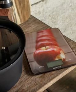 OGO Living Ustensiles De Cuisine Et De Pâtisserie Balance De Cuisine électronique En Verre -Poêles et wok Soldes balance de cuisine electronique en verre 9