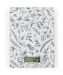 Livoo Ustensiles De Cuisine Et De Pâtisserie Balance De Cuisine électronique En Verre Blanc