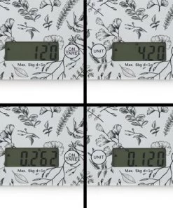 Livoo Ustensiles De Cuisine Et De Pâtisserie Balance De Cuisine électronique En Verre Blanc -Poêles et wok Soldes balance de cuisine electronique en verre blanc 3