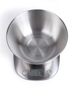 Livoo Ustensiles De Cuisine Et De Pâtisserie Balance De Cuisine En Acier Inoxydable Gris -Poêles et wok Soldes balance de cuisine en acier inoxydable gris 2