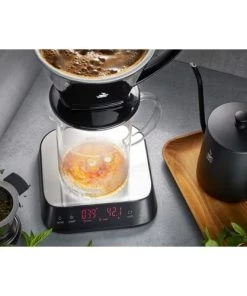 GEFU Ustensiles De Cuisine Et De Pâtisserie Balance De Cuisine En Acier Inoxydable Noir -Poêles et wok Soldes balance de cuisine en acier inoxydable noir 2