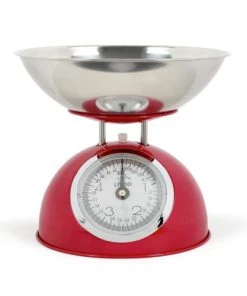 Livoo Ustensiles De Cuisine Et De Pâtisserie Balance De Cuisine En Acier Inoxydable Rouge
