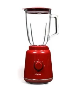 Livoo Ustensiles De Cuisine Et De Pâtisserie Blender Mixeur En Verre Rouge
