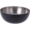 Wadiga Ustensiles De Cuisine Et De Pâtisserie Bol Préparation Mélangeur Inox Noir Cul De Poule D24cm -Poêles et wok Soldes bol preparation melangeur inox noir cul de poule d24cm