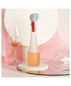 PA Design Ustensiles De Cuisine Et De Pâtisserie Bouchon De Bouteille Phil Silicone Gris -Poêles et wok Soldes bouchon de bouteille phil silicone gris 3