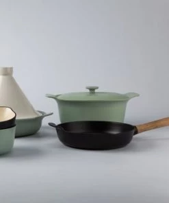 BergHoff Casseroles Braisière Ovale Avec Couvercle Fonte De Fer Vert 28x22 Cm - Ron -Poêles et wok Soldes braisiere ovale avec couvercle fonte de fer vert 28x22 cm ron 4