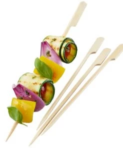 GEFU Ustensiles De Cuisine Et De Pâtisserie Brochettes En Bambou En Bambou Marron