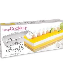 ScrapCooking Plats à Four Cadre Extensible Rectangle En Inox -Poêles et wok Soldes cadre extensible rectangle en inox 2