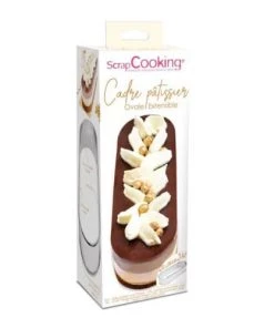 ScrapCooking Plats à Four Cadre Pâtissier Extensible Ovale -Poêles et wok Soldes cadre patissier extensible ovale 2