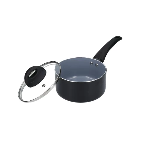 MasterClass Poêles Et Wok Casserole 16cm Avec Couvercle Anti-adhésif En Aluminium Noir 7 MasterClass Poêles Et Wok Casserole 16cm Avec Couvercle Anti-adhésif En Aluminium Noir – Image 5