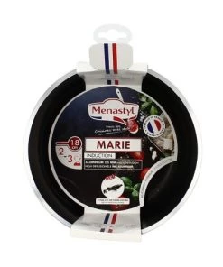 Menastyl Casseroles Casserole 18 Cm Pour Induction En Aluminium -Poêles et wok Soldes casserole 18 cm pour induction en aluminium 1