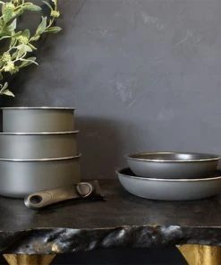 Menastyl Casseroles Casserole Amovible En Aluminium Et Induction 18 Cm -Poêles et wok Soldes casserole amovible en aluminium et induction 18 cm 2