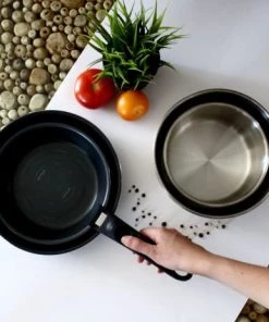 Menastyl Casseroles Casserole Amovible En Inox Et Induction 16 Cm -Poêles et wok Soldes casserole amovible en inox et induction 16 cm 3