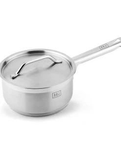 BOJ Casseroles Casserole Avec Couvercle En Acier Inoxydable D20cm