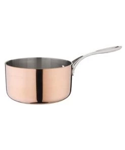 Vogue Casseroles Casserole Couleur Cuivre 18cm -Poêles et wok Soldes casserole couleur cuivre 18cm 2