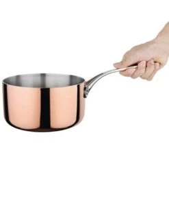 Vogue Casseroles Casserole Couleur Cuivre 18cm -Poêles et wok Soldes casserole couleur cuivre 18cm 3