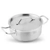 BOJ Casseroles Casserole En Acier Inoxydable D28cm 1 BOJ Casseroles Casserole En Acier Inoxydable D28cm -Poêles et wok Soldes casserole en acier inoxydable d28cm 4