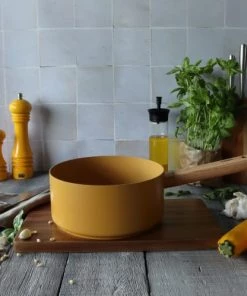 OGO Living Casseroles Casserole En Aluminium Forgé Jaune 20cm -Poêles et wok Soldes casserole en aluminium forge jaune 20cm 3