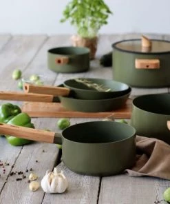 OGO Living Casseroles Casserole En Aluminium Forgé Kaki 20cm -Poêles et wok Soldes casserole en aluminium forge kaki 20cm 3