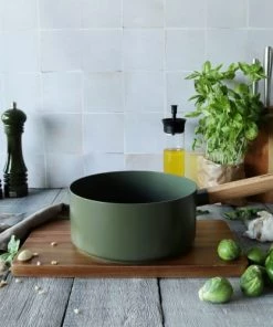 OGO Living Casseroles Casserole En Aluminium Forgé Kaki 20cm -Poêles et wok Soldes casserole en aluminium forge kaki 20cm 4