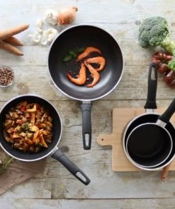 Menastyl Casseroles Casserole En Aluminium Tous Feux 16cm -Poêles et wok Soldes casserole en aluminium tous feux 16cm 5