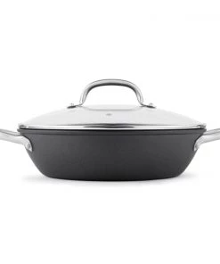 BOJ Casseroles Casserole En Fonte Revêtue De Téflon D28cm