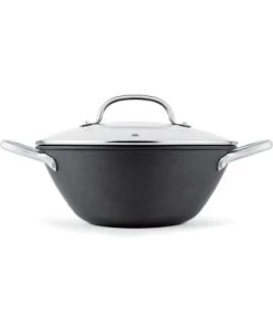 BOJ Casseroles Casserole En Fonte Revêtue De Téflon D28cm
