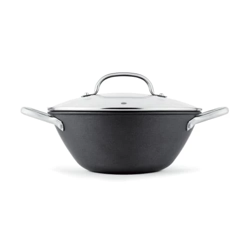 BOJ Casseroles Casserole En Fonte Revêtue De Téflon D28cm 3 BOJ Casseroles Casserole En Fonte Revêtue De Téflon D28cm