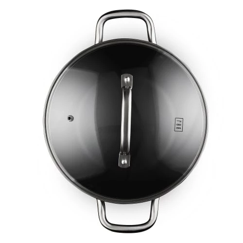 BOJ Casseroles Casserole En Fonte Revêtue De Téflon D28cm 6 BOJ Casseroles Casserole En Fonte Revêtue De Téflon D28cm – Image 4