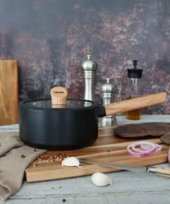 OGO Living Casseroles Casserole Induction En Aluminium Et Bois 18 Cm -Poêles et wok Soldes casserole induction en aluminium et bois 18 cm 5