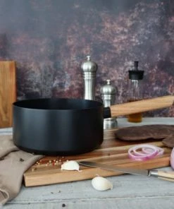 OGO Living Casseroles Casserole Induction En Aluminium Et Bois 20 Cm -Poêles et wok Soldes casserole induction en aluminium et bois 20 cm 2