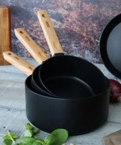 OGO Living Casseroles Casserole Induction En Aluminium Et Bois 20 Cm -Poêles et wok Soldes casserole induction en aluminium et bois 20 cm 3