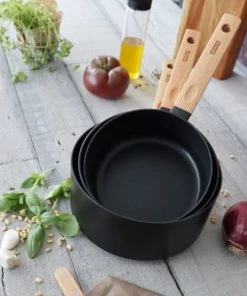 OGO Living Casseroles Casserole Induction En Aluminium Et Bois 20 Cm -Poêles et wok Soldes casserole induction en aluminium et bois 20 cm 4