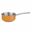 Pujadas Casseroles Casserole Inox Ø14 Cm Jaune -Poêles et wok Soldes casserole inox oe14 cm jaune