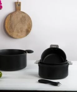 Cristel Casseroles à Poignée Amovible 18cm -Poêles et wok Soldes casseroles a poignee amovible 18cm 2