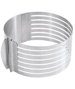 ScrapCooking Plats à Four Cercle Extensible En Inox Pour Génoise 16 à 20cm