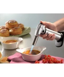 GEFU Ustensiles De Cuisine Et De Pâtisserie Chalumeau De Cuisine En Métal Argent -Poêles et wok Soldes chalumeau de cuisine en metal argent 2