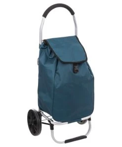 Five Simply Smart Ustensiles De Cuisine Et De Pâtisserie Chariot De Course - Cabas à Roues Pliant Bleu Pétrole
