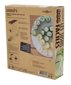 Cookut Ustensiles De Cuisine Et De Pâtisserie Coffret Cadeau Sooshi - Les Sushis Et Makis Faciles Bois Naturel -Poêles et wok Soldes coffret cadeau sooshi les sushis et makis faciles bois naturel 4