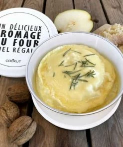 Cookut Ustensiles De Cuisine Et De Pâtisserie Coffret Cuiseur De Fromage Au Four Acier Blanc -Poêles et wok Soldes coffret cuiseur de fromage au four acier blanc 3