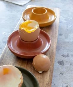 OGO Living Ustensiles De Cuisine Et De Pâtisserie Coquetier En Grès Paprika -Poêles et wok Soldes coquetier en gres paprika 3