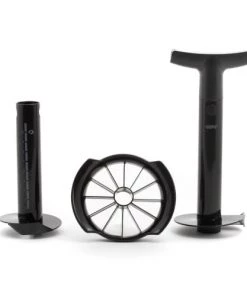 GEFU Ustensiles De Cuisine Et De Pâtisserie Coupe-ananas En Abs Noir