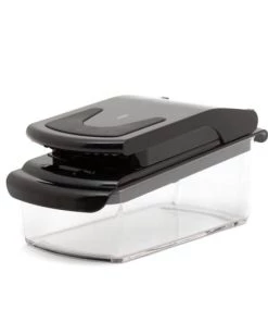 GEFU Ustensiles De Cuisine Et De Pâtisserie Coupe-dés Et Bâtonnets En Plastique Noir