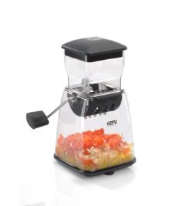 GEFU Ustensiles De Cuisine Et De Pâtisserie Coupe-dés Et Coupe Oignons En Acier Inoxydable Argent